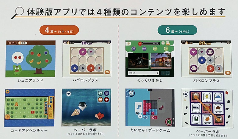 ワンダーボックスの体験版アプリ